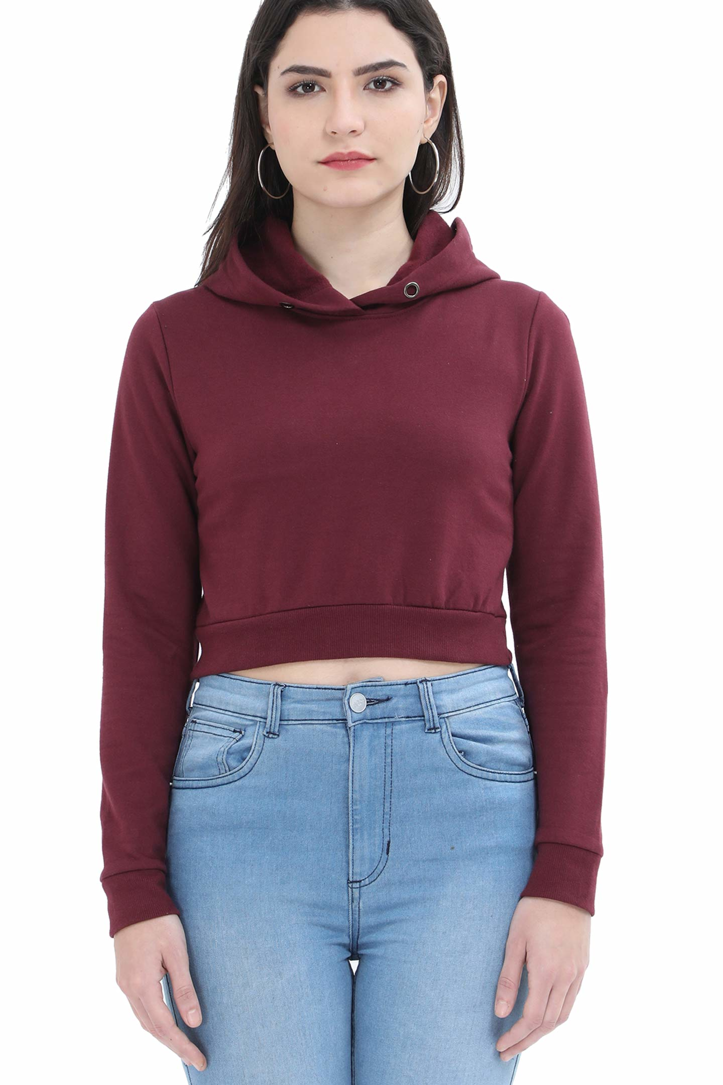 Female Crop Hoodie